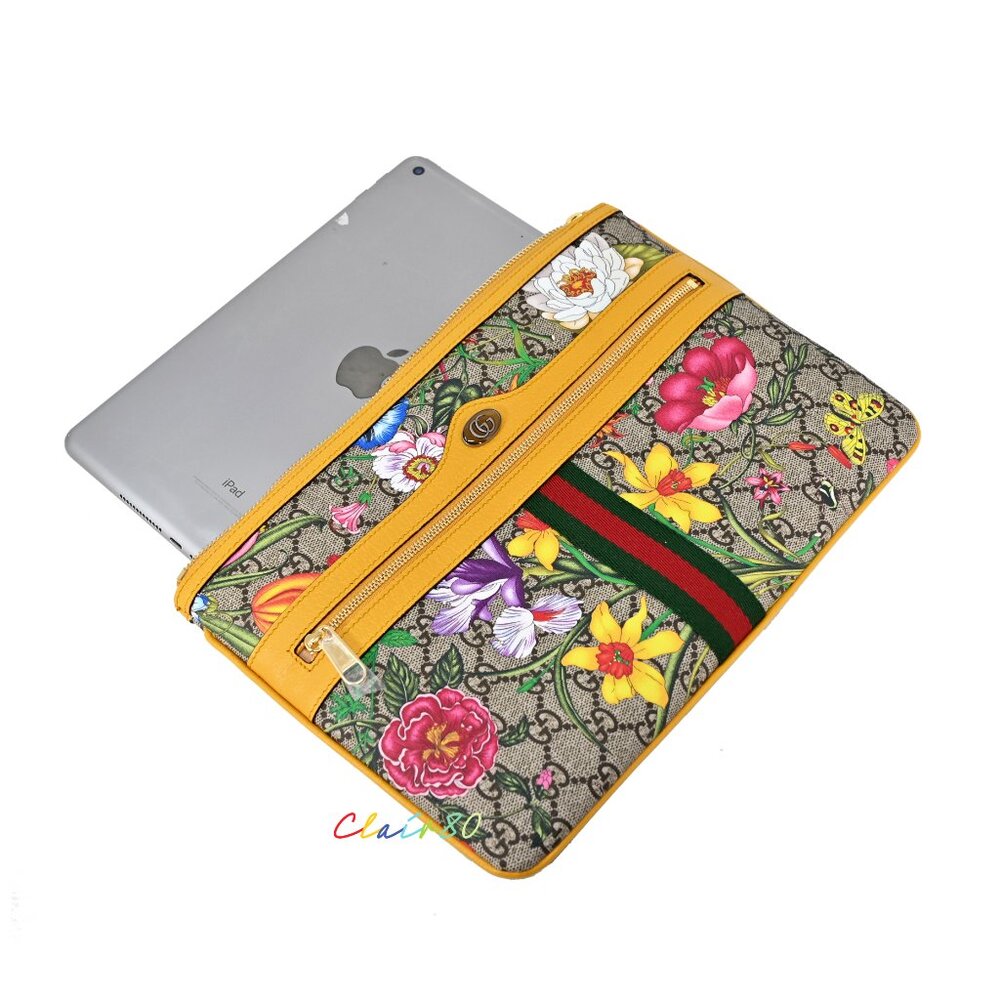 Gucci 517551 Ophidia Flora Clutch/ Pouch Bag - Picture 5 of 9